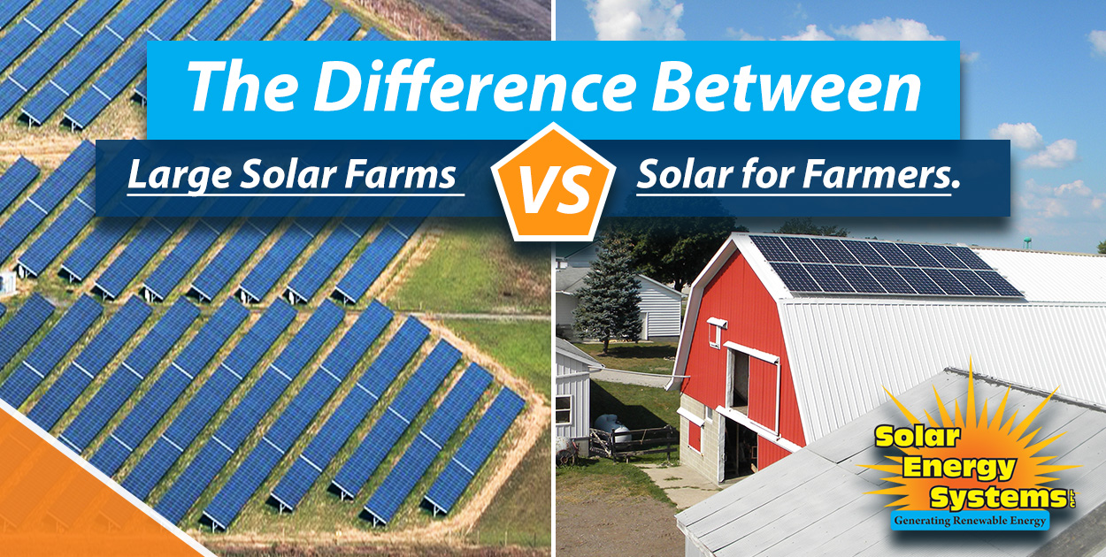 The difference between solar farms and solar for farmers